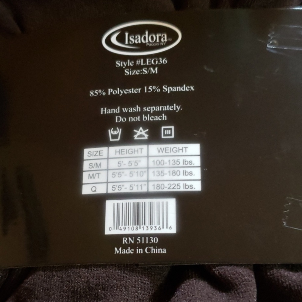 Warm leggings size S/M - Picture 2 of 2